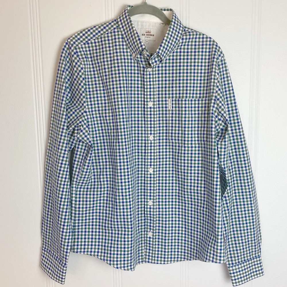 Ben Sherman Original Button Down Check Shirt M